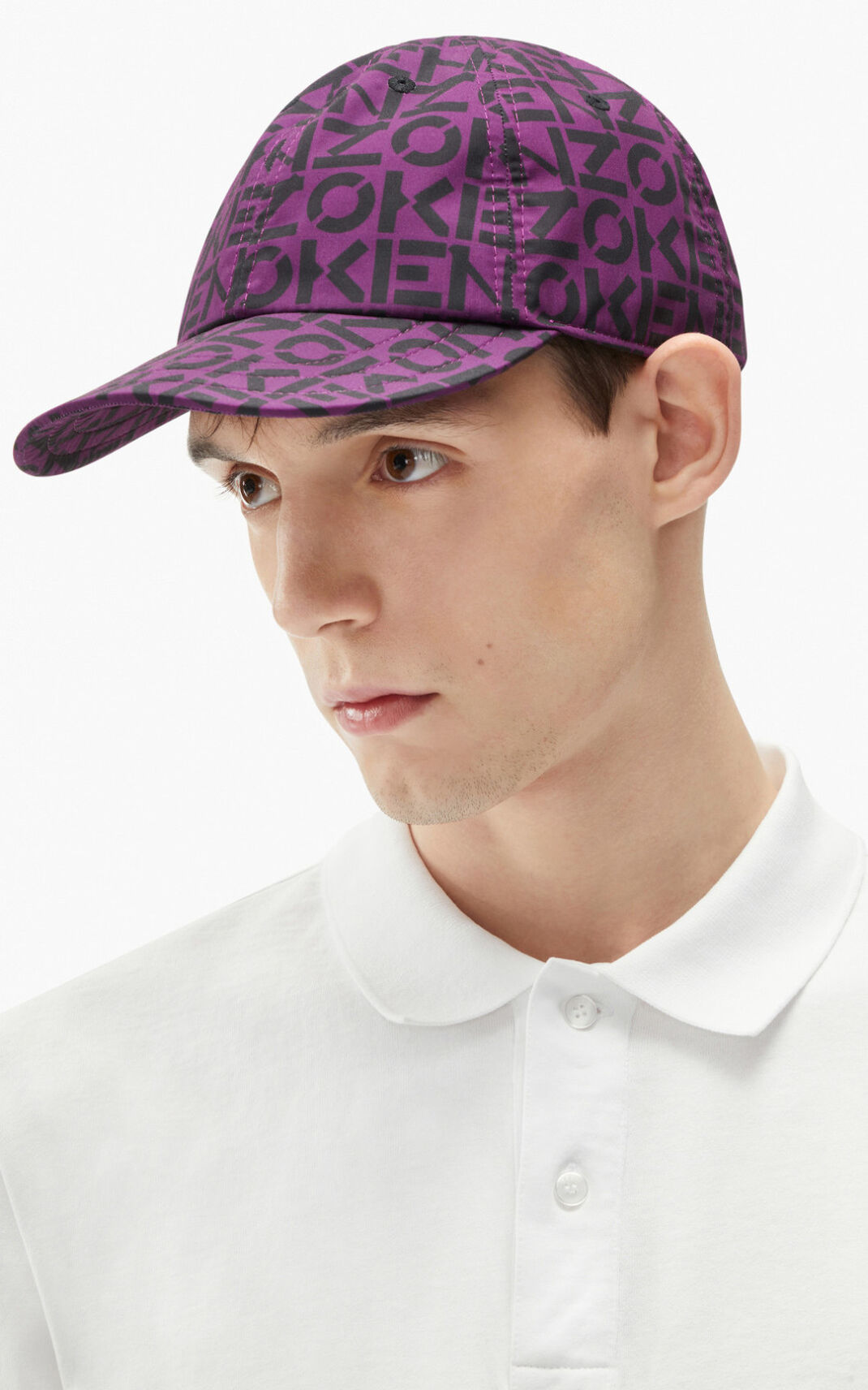 Gorras Kenzo Monogrammed baseball Hombre Moradas - SKU.3690562